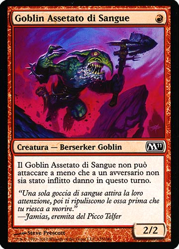 125 / 249 Goblin Assetato di Sangue comune (IT) -NEAR MINT-