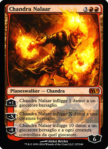 127 / 249 Chandra Nalaar rara mitica (IT) -NEAR MINT-