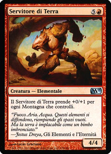 134 / 249 Servitore di Terra non comune (IT) -NEAR MINT-