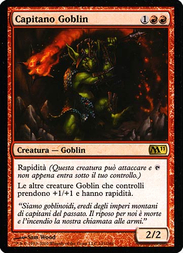 141 / 249 Capitano Goblin rara (IT) -NEAR MINT-