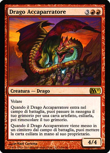 144 / 249 Drago Accaparratore rara (IT) -NEAR MINT-