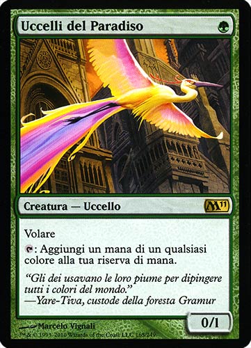 165 / 249 Uccelli del Paradiso rara (IT) -NEAR MINT-