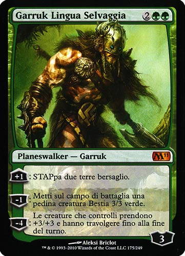 175 / 249 Garruk Lingua Selvaggia rara mitica (IT) -NEAR MINT-
