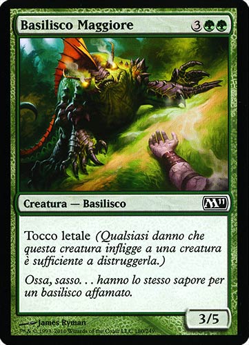 180 / 249 Basilisco Maggiore comune (IT) -NEAR MINT-