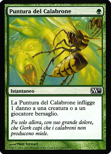 181 / 249 Puntura del Calabrone comune (IT) -NEAR MINT-