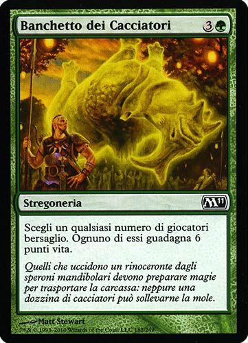 182 / 249 Banchetto dei Cacciatori comune (IT) -NEAR MINT-