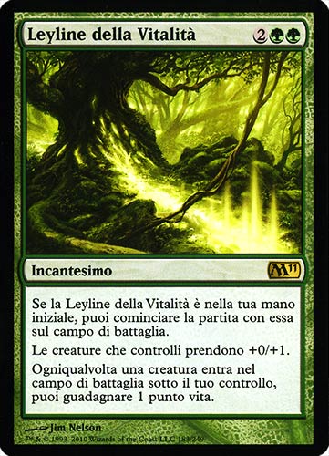 183 / 249 Leyline della Vitalita' rara (IT) -NEAR MINT-