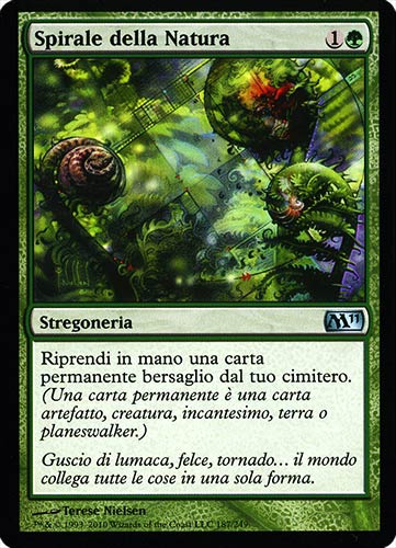 187 / 249 Spirale della Natura non comune (IT) -NEAR MINT-