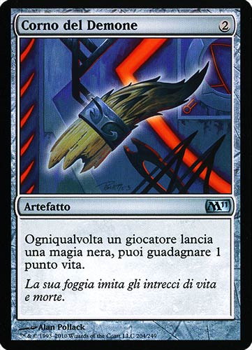 204 / 249 Corno del Demone non comune (IT) -NEAR MINT-