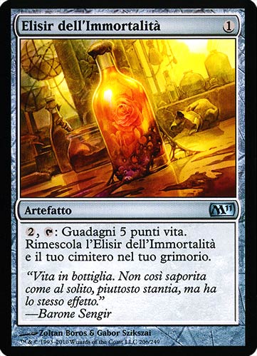 206 / 249 Elisir dell'Immortalita' non comune (IT) -NEAR MINT-