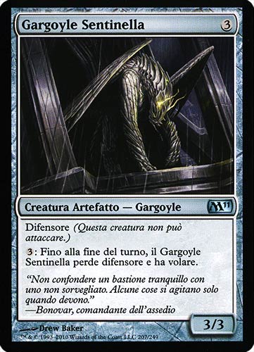 207 / 249 Gargoyle Sentinella non comune (IT) -NEAR MINT-