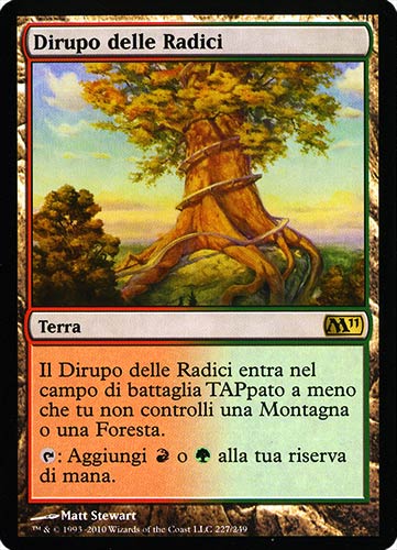 227 / 249 Dirupo delle Radici rara (IT) -NEAR MINT-