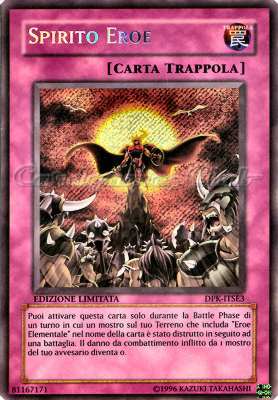 DPK-ITSE3 Spirito Eroe rara segreta Edizione Limitata (IT)  -GOOD-