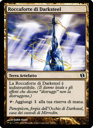 72 / 79 Roccaforte di Darksteel comune -NEAR MINT-