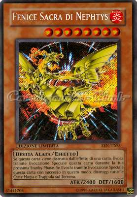 EEN-ITSE3 Fenice Sacra di Nephtys rara segreta Edizione Limitata (IT) -NEAR MINT-
