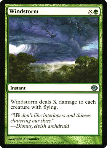 25 / 63 Windstorm non comune -NEAR MINT-