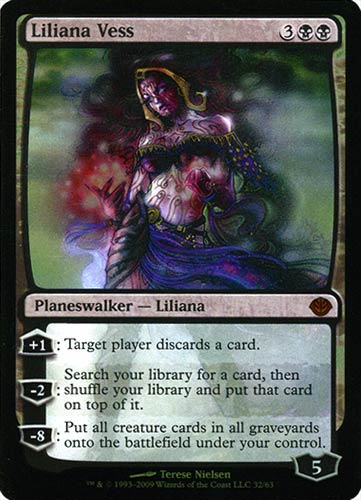 32 / 63 Liliana Vess rara mitica foil -NEAR MINT-