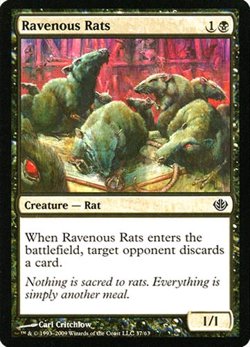 37 / 63 Ravenous  Rats comune -NEAR MINT-