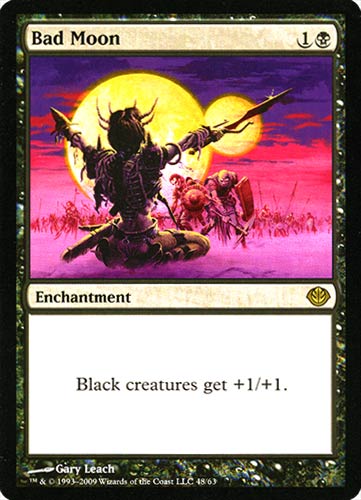 48 / 63 Bad Moon rara -NEAR MINT-