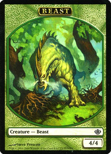 T 2 TOKEN Beast comune -NEAR MINT-