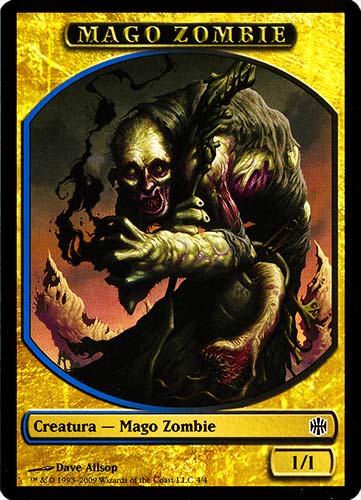 4 / 4 Mago Zombie comune -NEAR MINT-