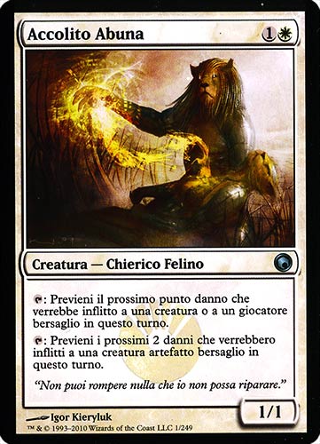 001 / 249 Accolito Abuna non comune (IT) -NEAR MINT-