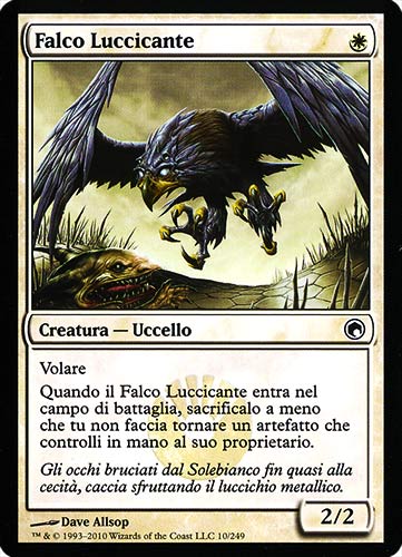 010 / 249 Falco Luccicante comune (IT) -NEAR MINT-