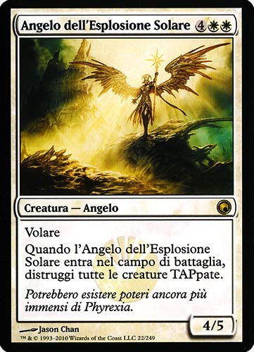 022 / 249 Angelo dell'Esplosione Solare rara (IT) -NEAR MINT-