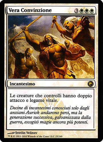 025 / 249 Vera Convinzione rara (IT) -NEAR MINT-