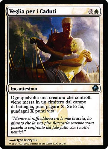 026 / 249 Veglia per i Caduti non comune (IT) -NEAR MINT-