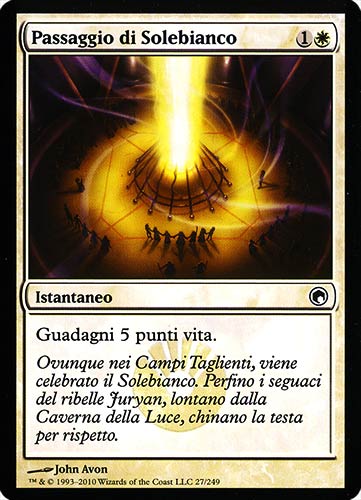 027 / 249 Passaggio di Solebianco comune (IT) -NEAR MINT-