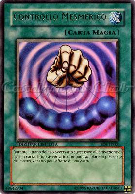 SOI-ITSE4 Controllo Mesmerico ultra rara Edizione Limitata (IT)  -GOOD-