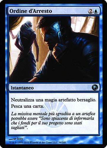 034 / 249 Ordine d'Arresto non comune (IT) -NEAR MINT-