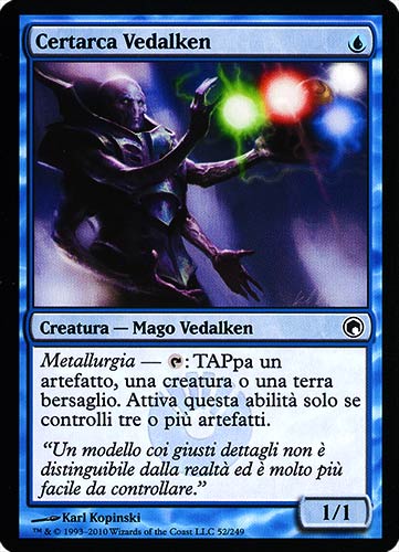 052 / 249 Certarca Vedalken comune (IT) -NEAR MINT-