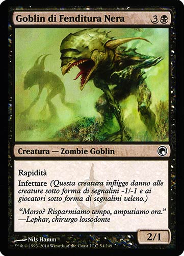 054 / 249 Goblin di Fenditura Nera comune (IT) -NEAR MINT-