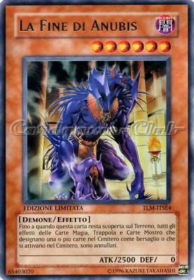 TLM-ITSE4 La Fine di Anubis ultra rara Edizione Limitata (IT) -NEAR MINT-