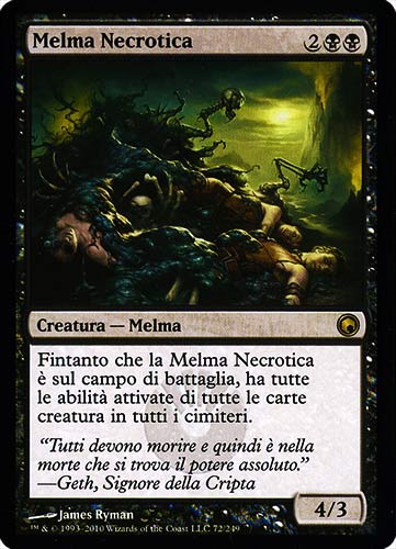 072 / 249 Melma Necrotica rara (IT) -NEAR MINT-
