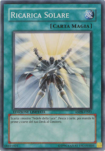 ANPR-ITSE1 Ricarica Solare super rara Edizione Limitata (IT) -NEAR MINT-