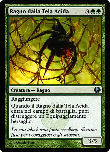 108 / 249 Ragno dalla Tela Acida non comune (IT) -NEAR MINT-