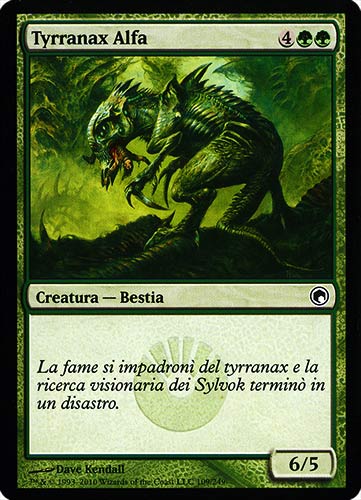 109 / 249 Tyrranax Alfa comune (IT) -NEAR MINT-