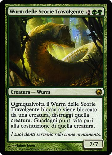 118 / 249 Wurm delle Scorie Travolgente rara (IT) -NEAR MINT-