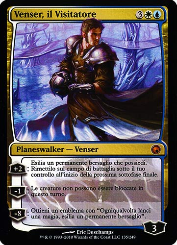 135 / 249 Venser, il Visitatore rara mitica (IT) -NEAR MINT-