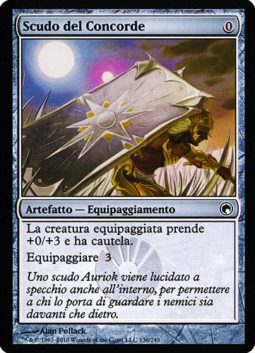 136 / 249 Scudo del Concorde comune (IT) -NEAR MINT-