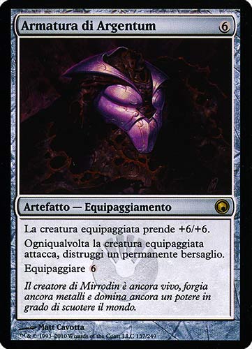 137 / 249 Armatura di Argentum rara (IT) -NEAR MINT-