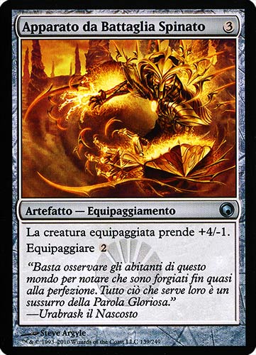 139 / 249 Apparato da Battaglia Spinato non comune (IT) -NEAR MINT-