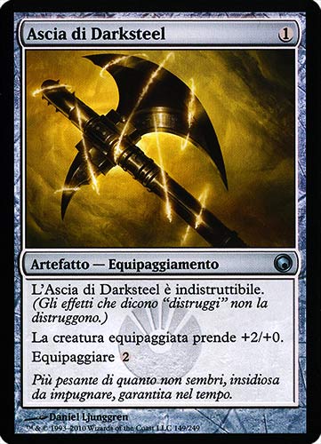 149 / 249 Ascia di Darksteel non comune (IT) -NEAR MINT-
