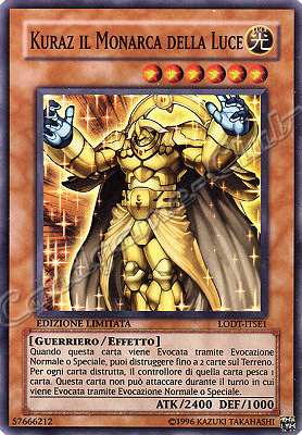 LODT-ITSE1 Kuraz il Monarca della Luce super rara Edizione Limitata (IT) -NEAR MINT-