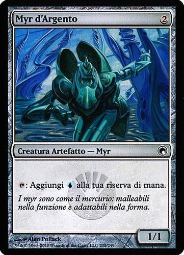 202 / 249 Myr d'Argento comune (IT) -NEAR MINT-