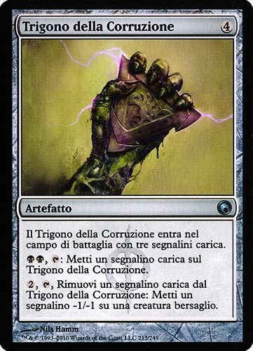 213 / 249 Trigono della Corruzione non comune (IT) -NEAR MINT-
