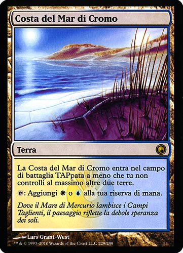229 / 249 Costa del Mar di Cromo rara (IT) -NEAR MINT-
